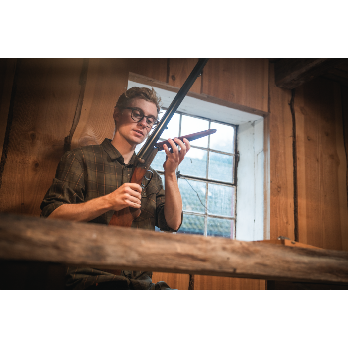 Koszula Seeland Glen Flannel - Pine Green/Dark Navy Check (403028011)