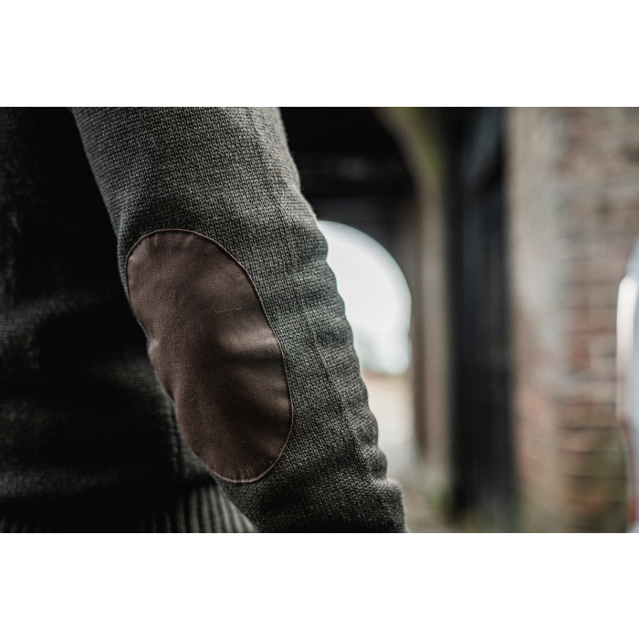 Sweter SEELAND Haze Windbreaker Knit - Dark Brown (40313100700)