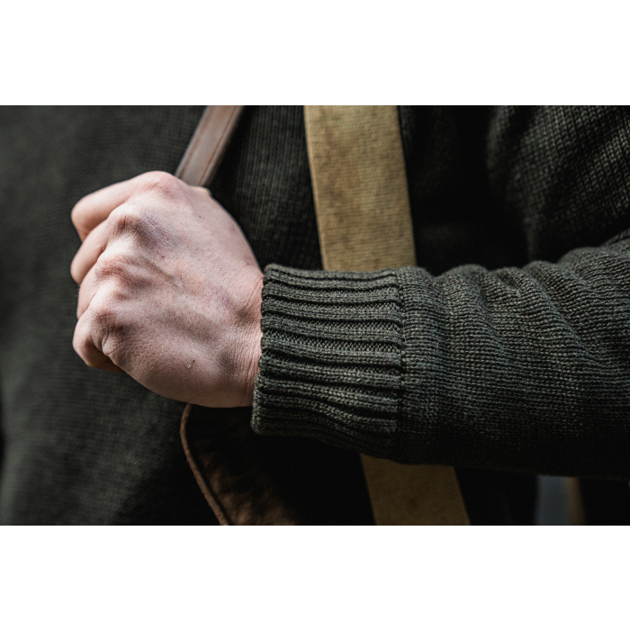 Sweter SEELAND Haze Windbreaker Knit - Dark Brown (40313100700)