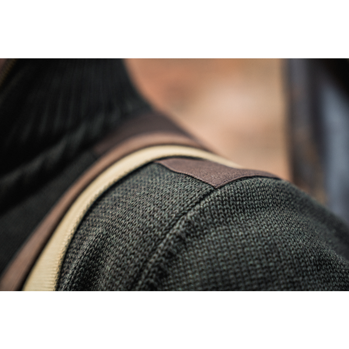 Sweter SEELAND Haze Windbreaker Knit - Dark Brown (40313100700)