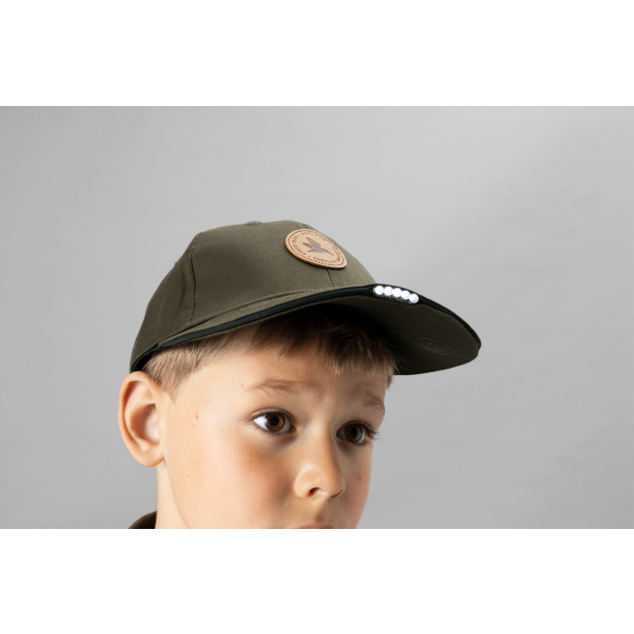 Czapka dziecięca Seeland Skarn LED Junior Cap - Pine green (40376003000)