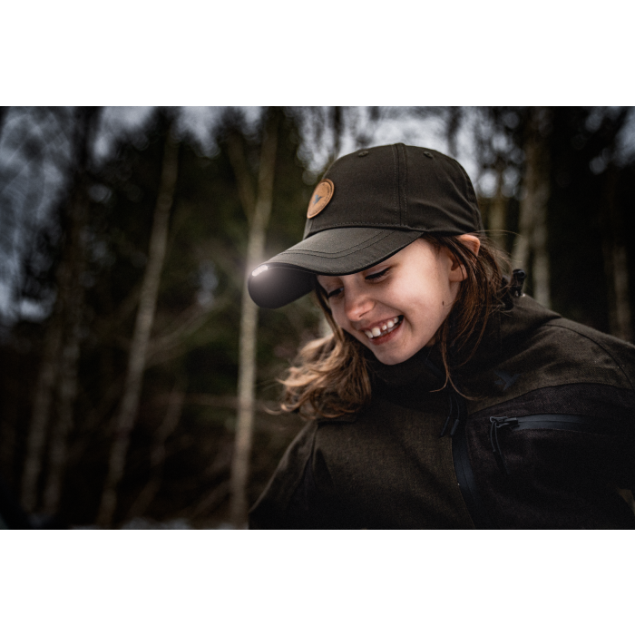 Czapka dziecięca Seeland Skarn LED Junior Cap - Pine green (40376003000)