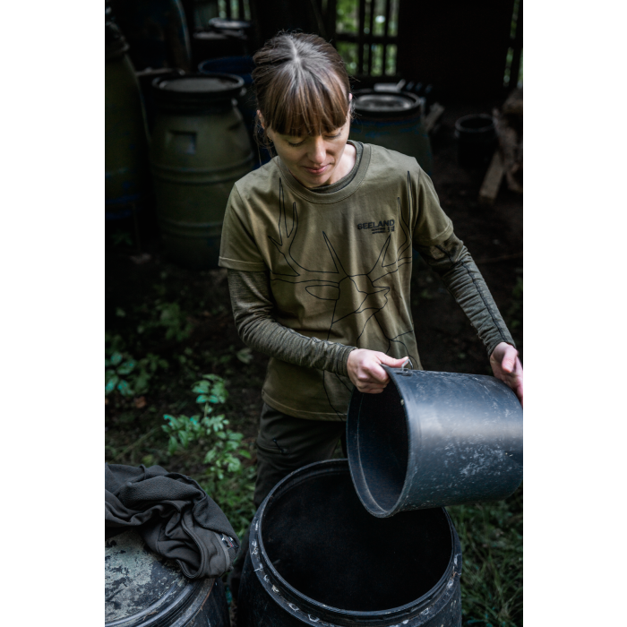 Koszulka damska Seeland Deer On Line - Military Olive (405200037)