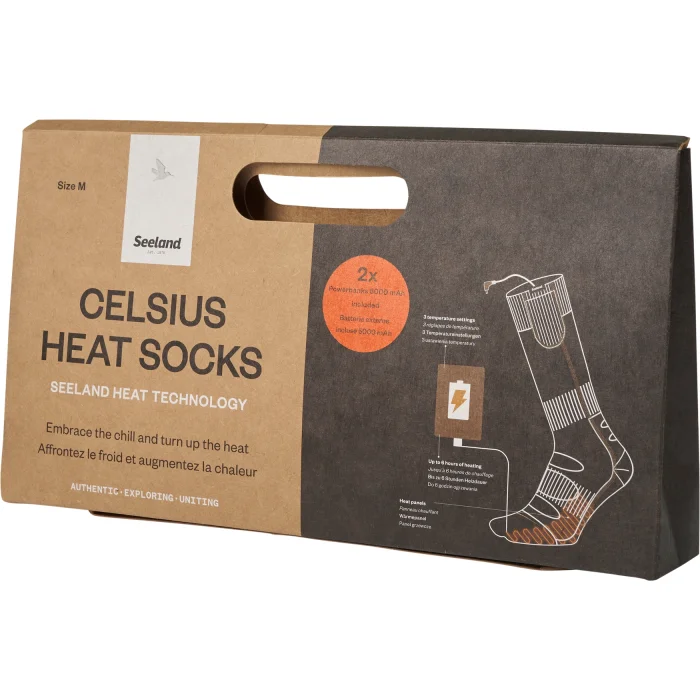 Skarpety SEELAND Celsius Heat - Pine green melange (406490015)