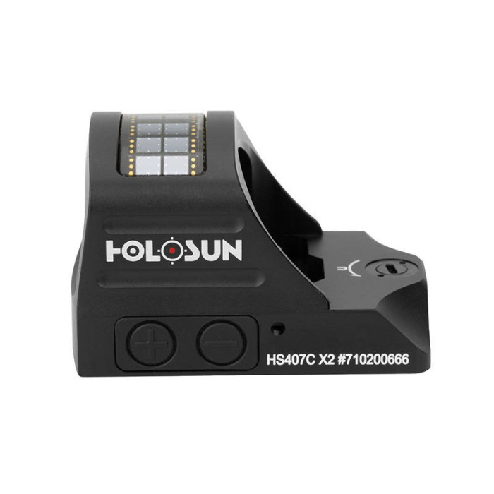 Holosun - Kolimator HS407C X2 Micro Red Dot - Solar Panel