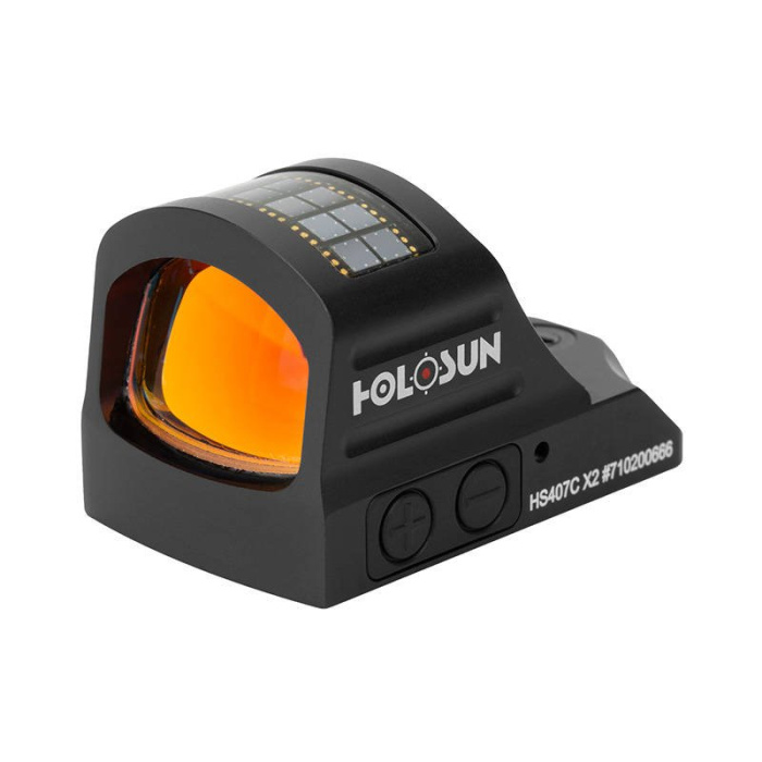Holosun - Kolimator HS407C X2 Micro Red Dot - Solar Panel