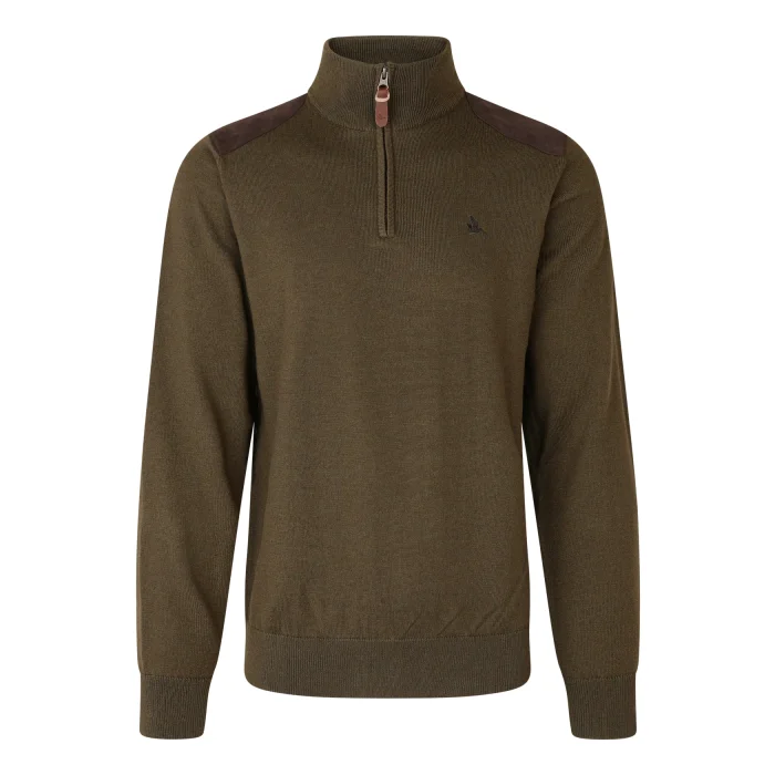 Sweter SEELAND Pine Half Zip - Light Pine (409830032)