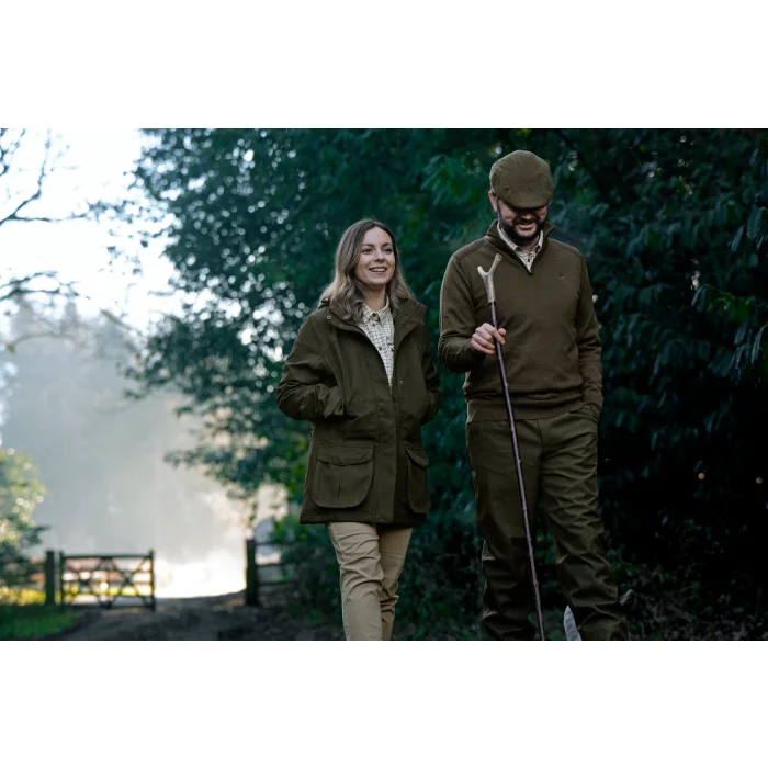 Sweter SEELAND Pine Half Zip - Light Pine (409830032)