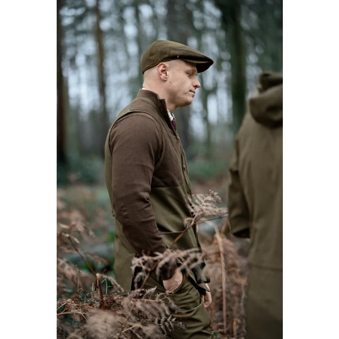Sweter SEELAND Pine Half Zip - Dark Brown (409831007)