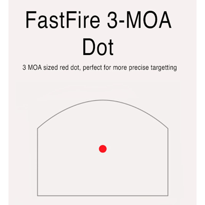 Kolimator Burris FastFire III 3 MOA (300234) + Montaż Picatinny + tunel celowniczy