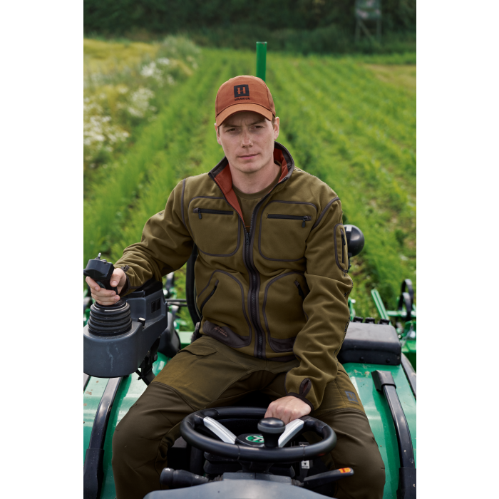 Harkila Kamko Fleece Dark Olive/Arabian Spice GORE-TEX WINDSTOPPER (10250008800)