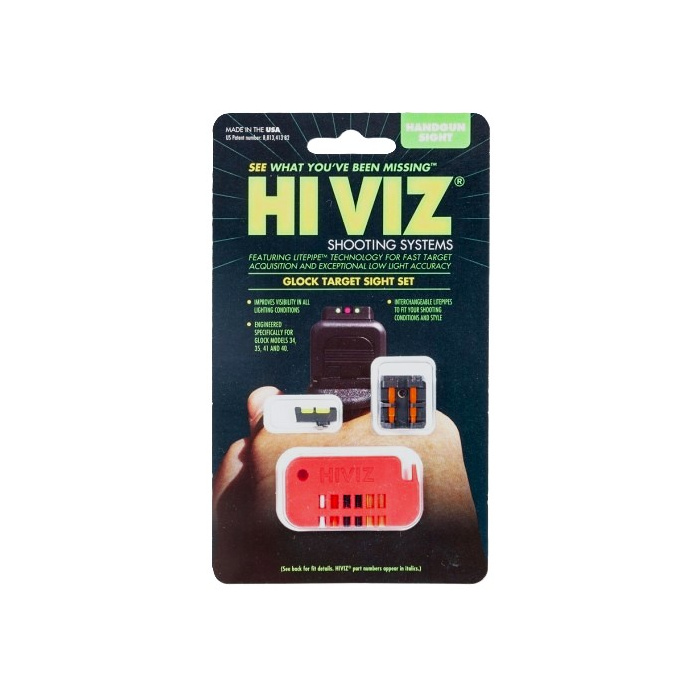 Komplet HIVIZ GLT178 muszka + szczerbinka do Glocka