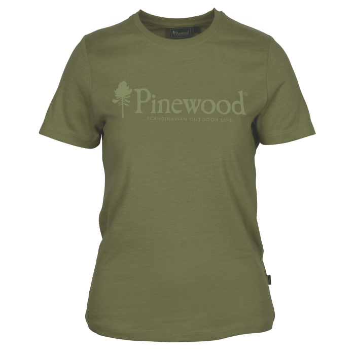 T-SHIRT DAMSKI PINEWOOD OUTDOOR LIFE (PINE GREEN) - 3445