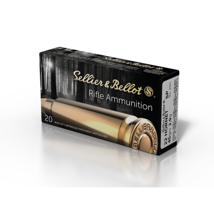 Amunicja S&B kal. 22 Hornet SP 45gr