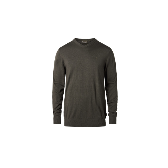 Sweter męski PINEWOOD® Värnamo Merino D.MossGreen 5047
