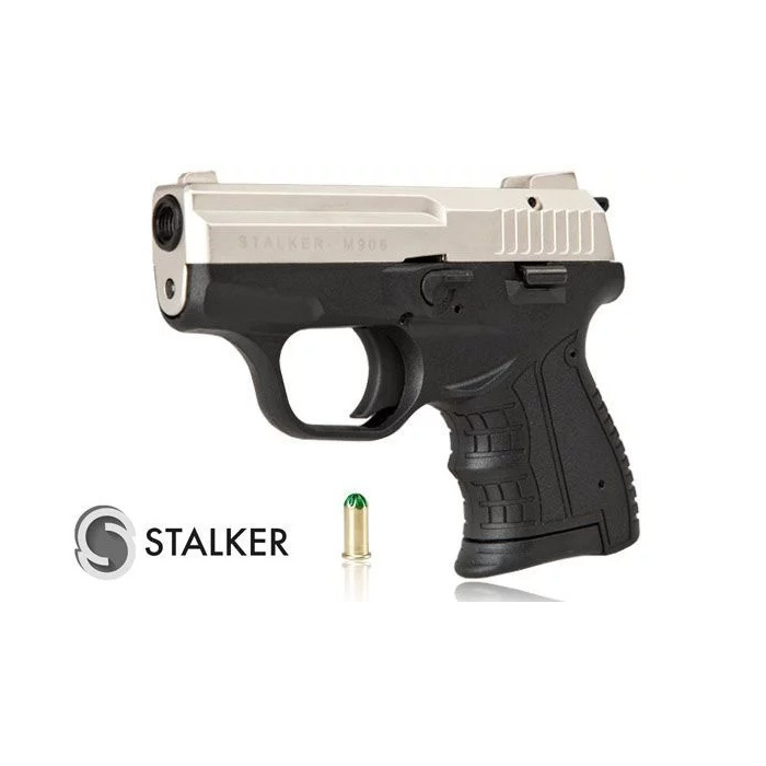Pistolet alarmowy Stalker M906 kal. do 6 mm - Satyna