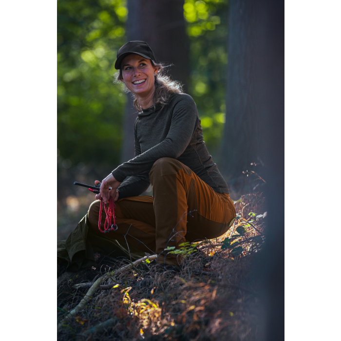 KOSZULKA DAMSKA SEELAND ACTIVE L/S WOMEN PINE GREEN - (160210328)