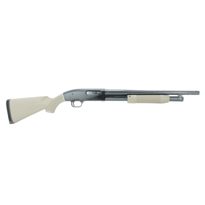 Strzelba powtarzalna MOSSBERG Maverick 88 kal. 12/76, lufy 470 mm i 711 mm , FDE