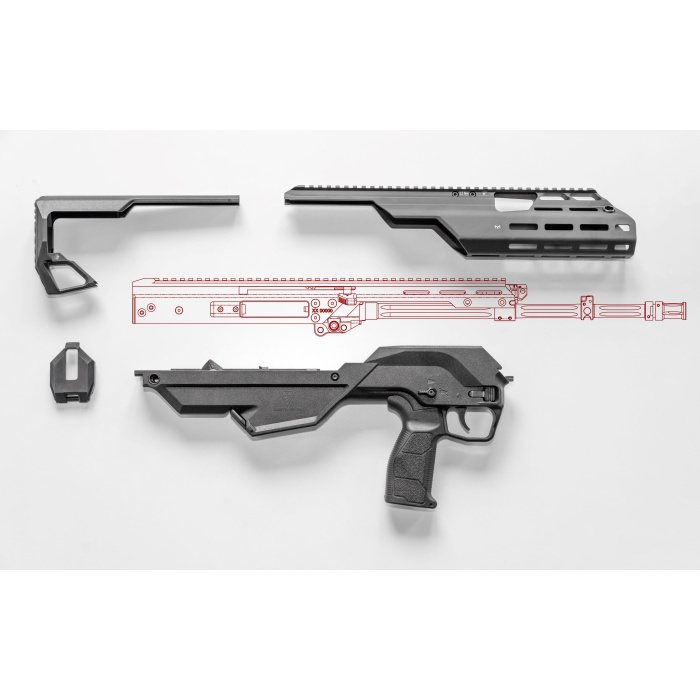Zestaw konwersyjny bezkolbowego układu konstrukcyjnego karabinka MSBS GROT S16 FB-M1
