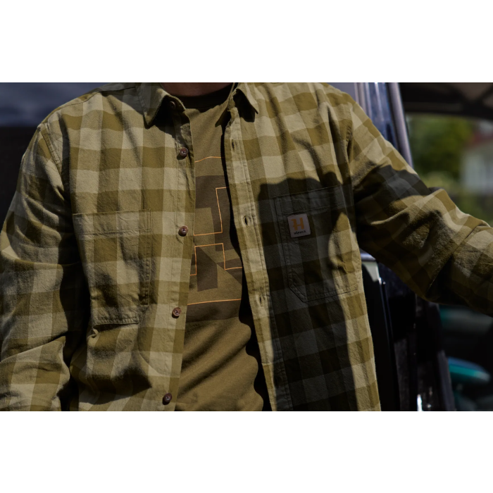 Koszula Harkila SCANDINAVIAN L/S Dark olive check (10510007100)
