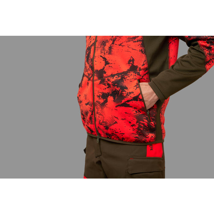 KURTKA HARKILA WILDBOAR PRO CAMO FLEECE AXIS MSP ORANGE/SHADOW BROWN (130115294)
