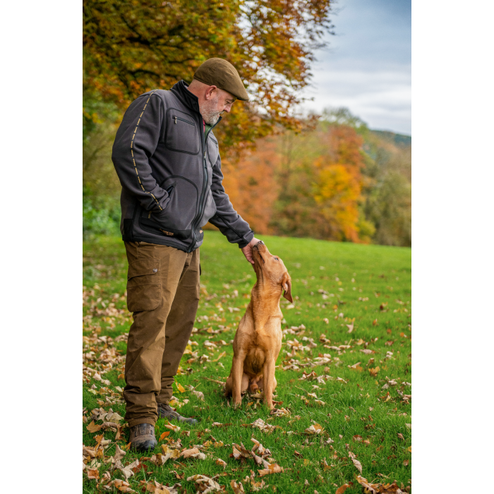 Harkila Kamko Fleece szary/zielony GORE-TEX WINDSTOPPER 10250202400