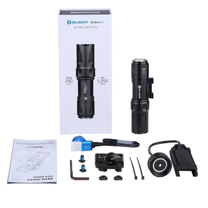 Latarka na broń Olight Odin Mini z montażem - 1250 lumenów