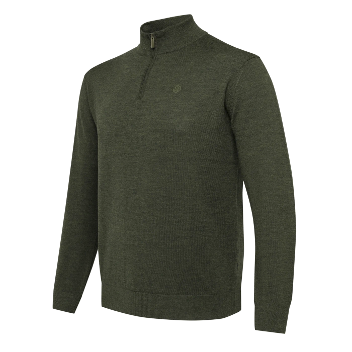 Sweter BERETTA Merino Half Zip Green Moss (PU731)