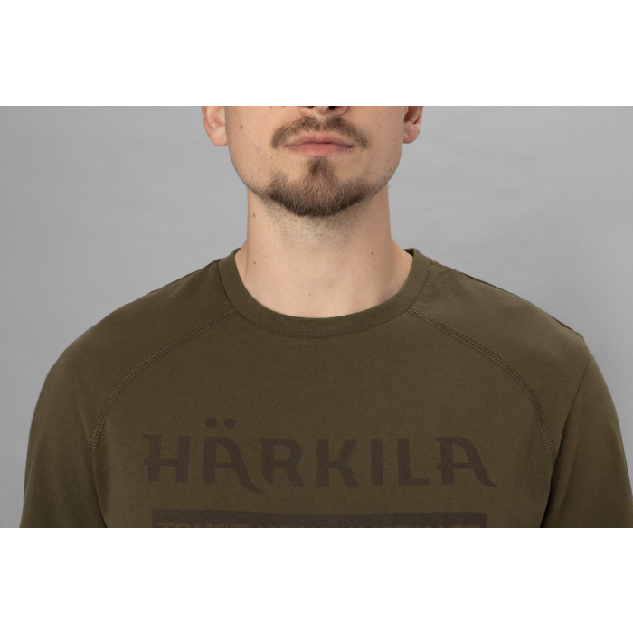 Koszulka Harkila Logo S/S Willow Green 105040029