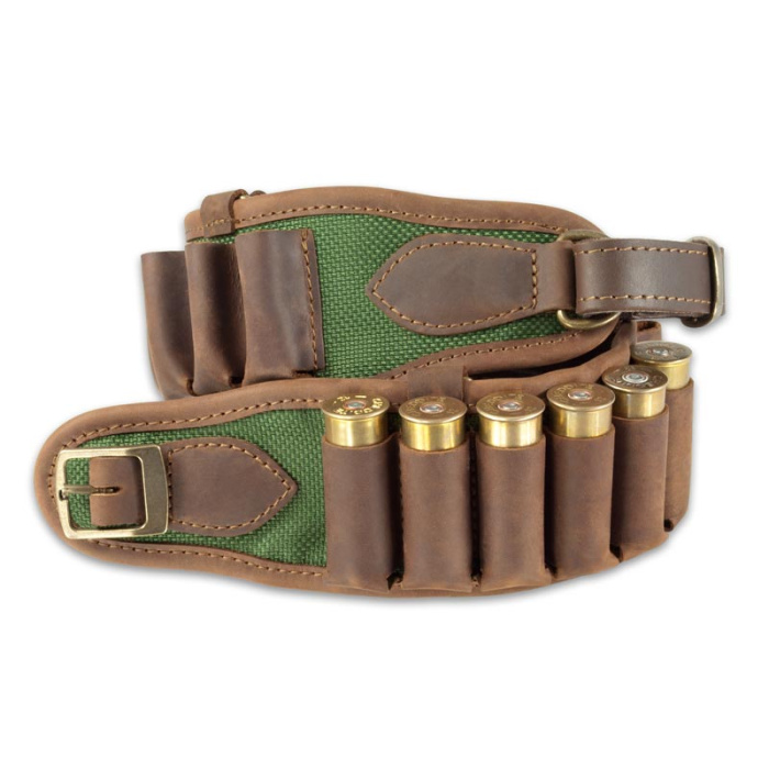 SKÓRZANY PAS NA AMUNICJĘ ŚRUTOWĄ NR 472