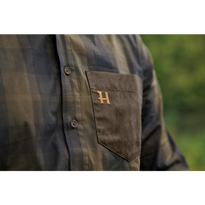 Koszula Harkila Akkan L/S Willow green/Shadow brown (10605002200)