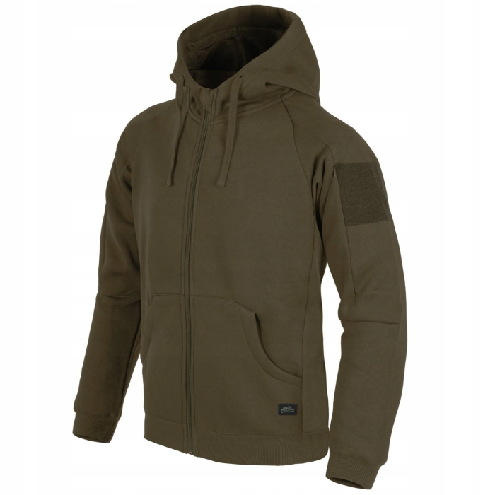 HELIKON - BLUZA URBAN TACTICAL HOODIE LITE (FULLZIP) ZIELONA (BL-ULF-CB-82-B04)