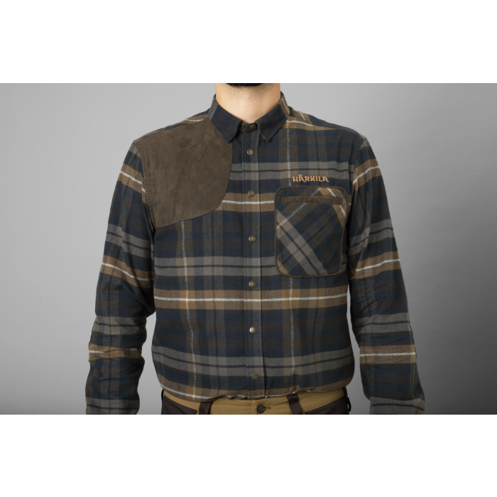 Koszula Harkila Jarne shooting L/S Dark olive (10032000100)