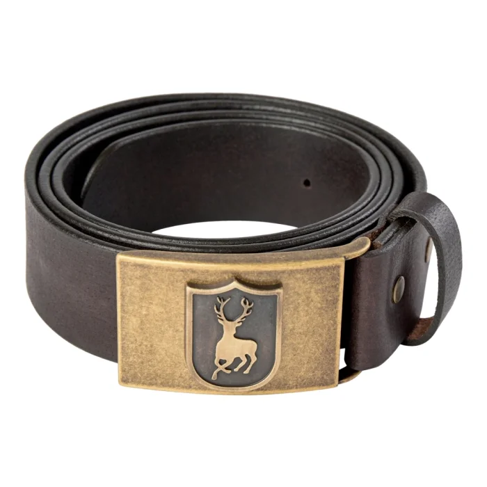 Pasek DEERHUNTER Leather Dark Brown (8112-583)