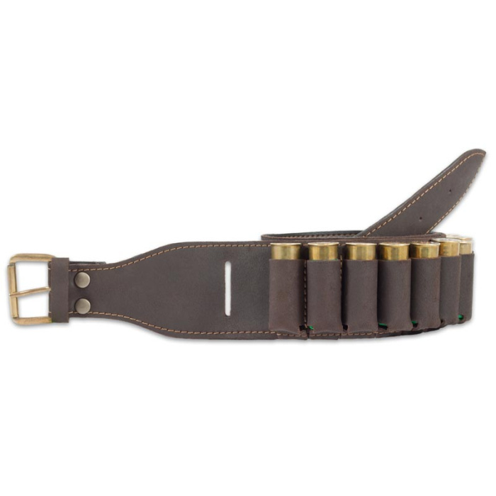 SKÓRZANY PAS NA AMUNICJĘ ŚRUTOWĄ NR 031