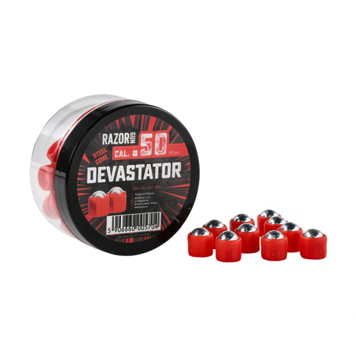 Kule metalowe RazorGun Steel Core Devastator kal. .50 / 60 szt. do Umarex HDR50 337-065