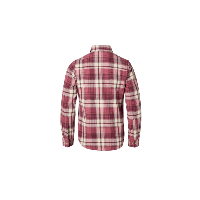 Damska koszula z długim rękawem PINEWOOD® Harjedalen Cherry pink/Offwhite 9327