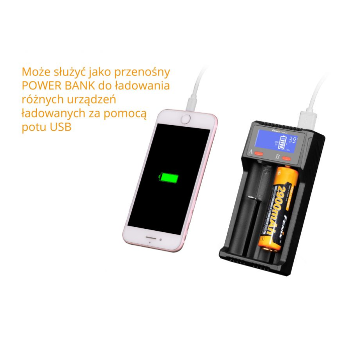 ŁADOWARKA USB FENIX  ARE-D2 039-392