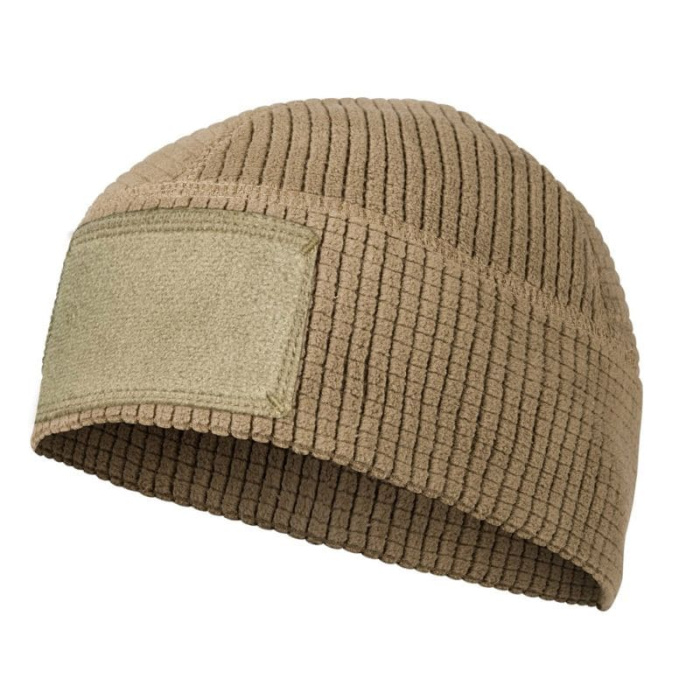 Czapka Helikon Range Beanie Grid Fleece - Coyote (CZ-RBN-FG-11)