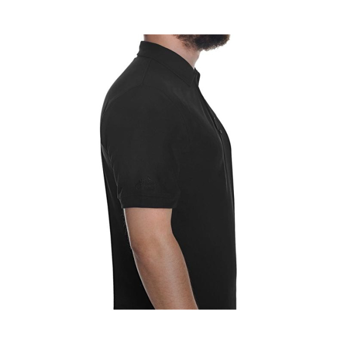 Koszulka termoaktywna Polo Helikon UTL TopCool Black (PD-UTL-TC-01)