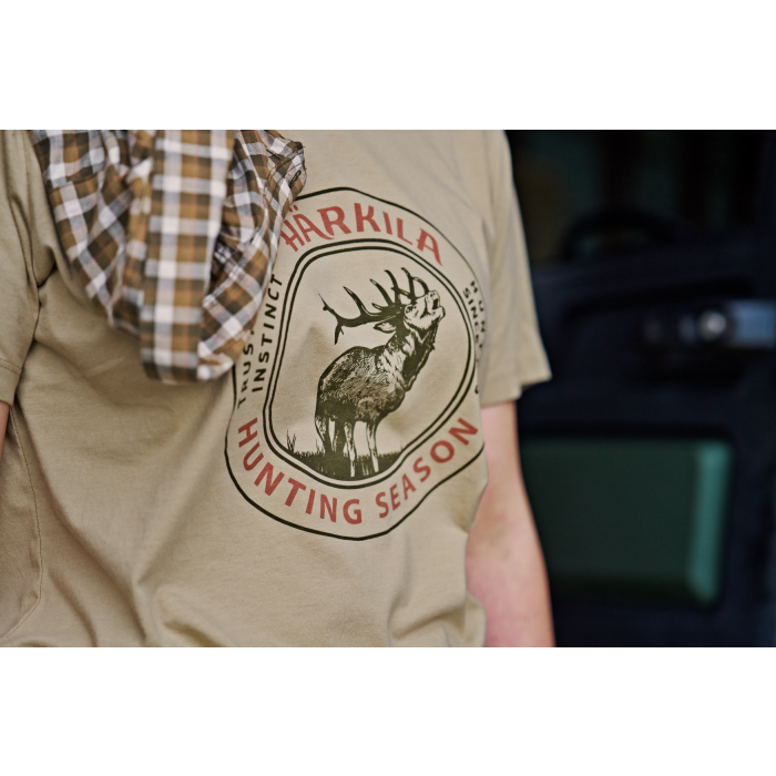 Koszulka damska Harkila Stag Badge S/S Sand (10831008200)