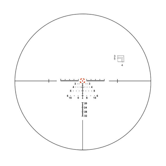 LUNETA REDWIN RW1T-MOA TORERO 1-6×24 MOA BRĄZOWA