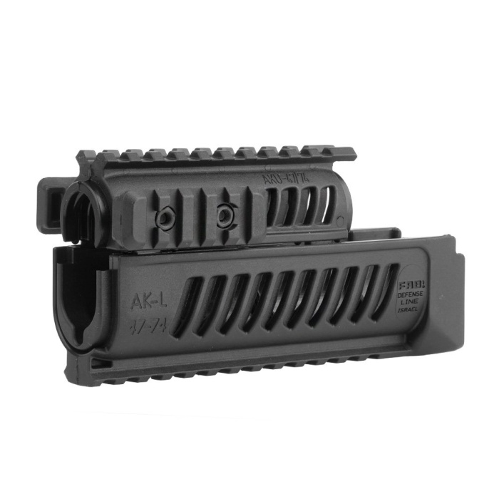 FAB Defense - Łoże do AK-47 Quad Rail Polymer Handguard - Czarne