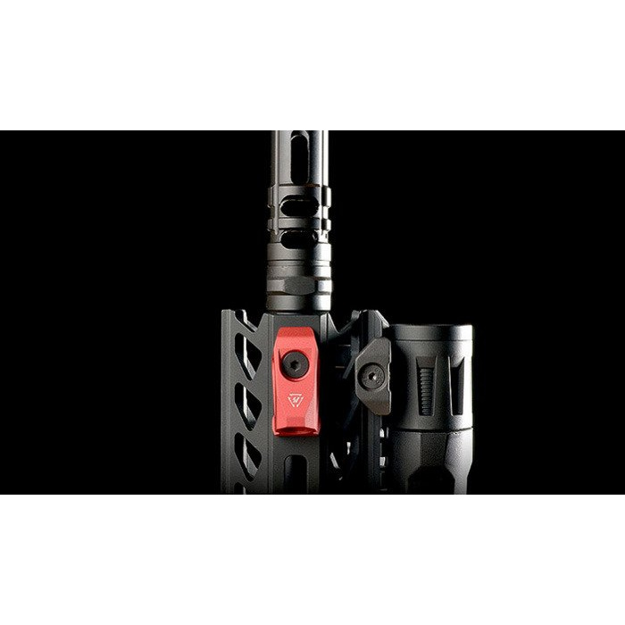 Strike Industries - Montaż zawieszenia Port Link Angled KeyMod / M-LOK QD Mount - Czarny - SI-LINK-AQD-BK