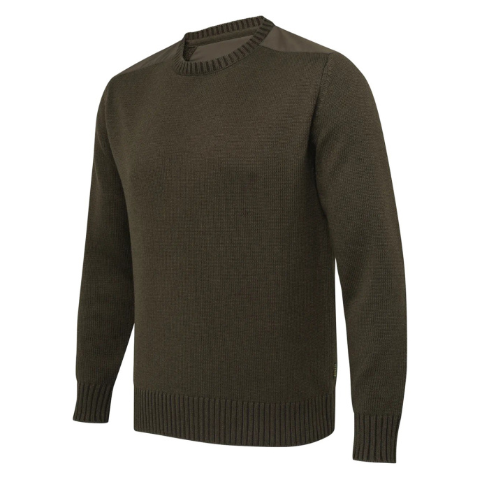 Sweter BERETTA Wilton Crew Neck Tech Moss & Brown bark (PU671)