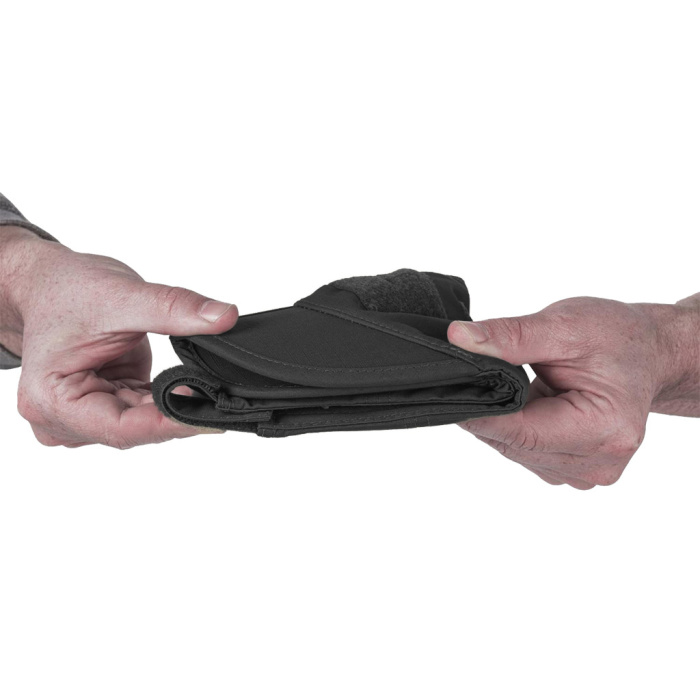 Czapka Helikon Baseball Folding PoliCotton Ripstop Black (CZ-BBF-PR-01)