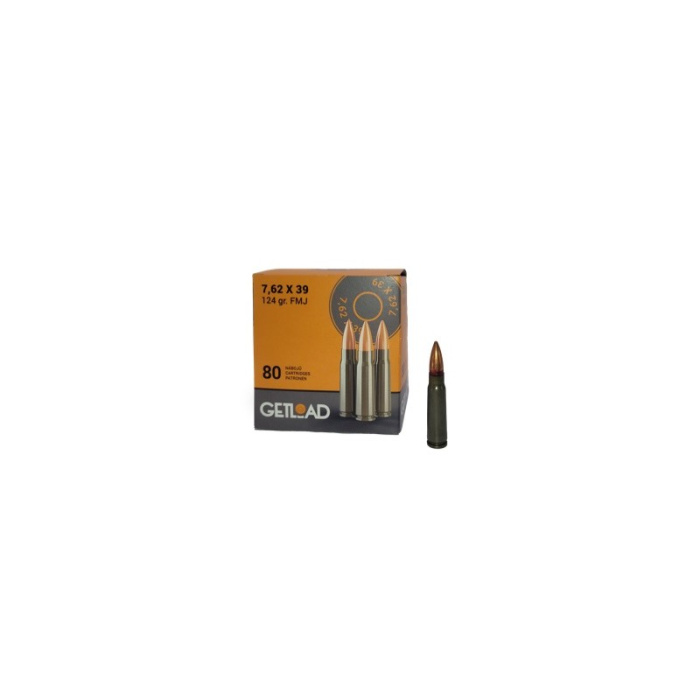 AMUNICJA GETLOAD 7,62X39MM FMJ 8G/124GR