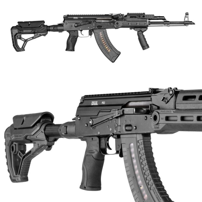 FAB Defense - Chwyt pistoletowy Gradus do AK-47/ AK-74 / AKM / AKS-74U Krinkov / Galil - Czarny - GRADUS AKB