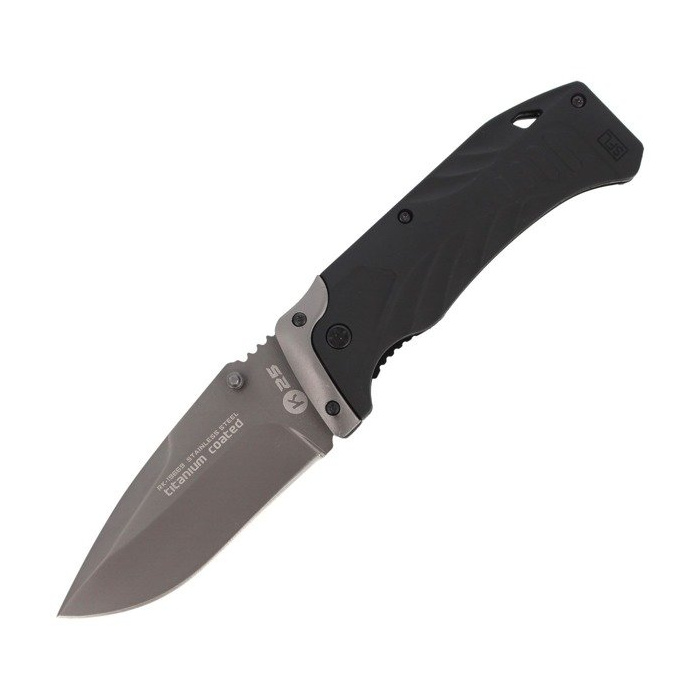 Nóż składany Tactical Drop Point Folder 97 mm K25 19669