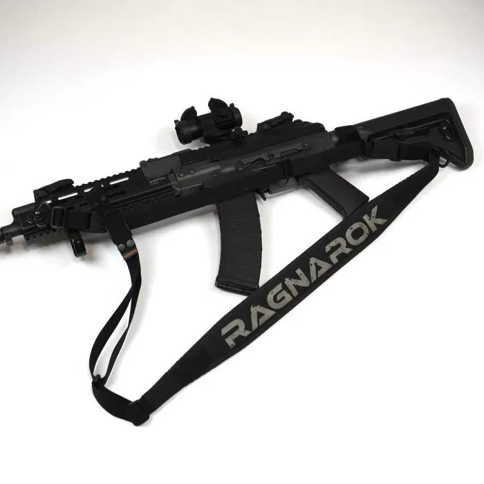 Trzypunktowy pas na broń z szerokim naramiennikiem RAGNAROK KRAKEN SLING Gen.II - Black